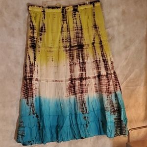 Kaktus boho style skirt